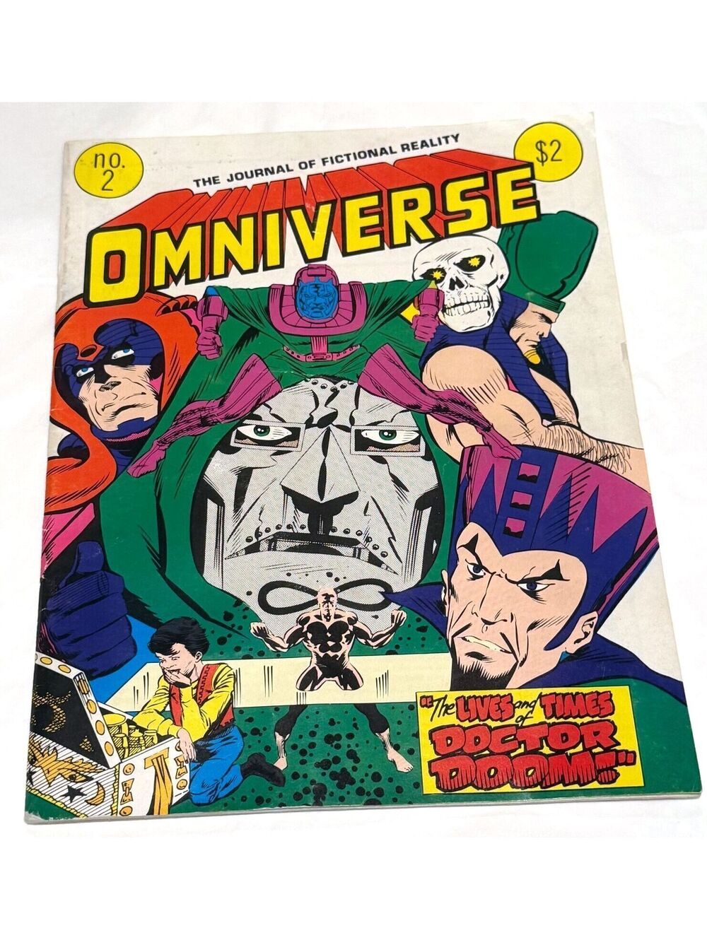 Fanzine Omniverse Journal of Fictional Reality #2 Vintage #2 Dr Doom